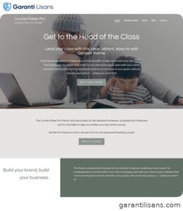 StudioPress Course Maker Pro Genesis WordPress Theme