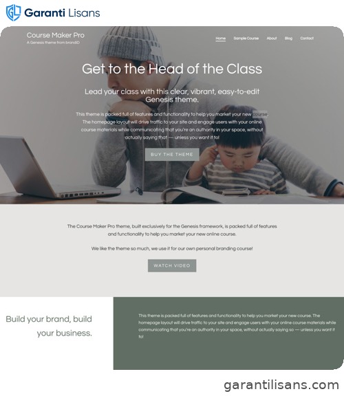 StudioPress Course Maker Pro Genesis WordPress Theme