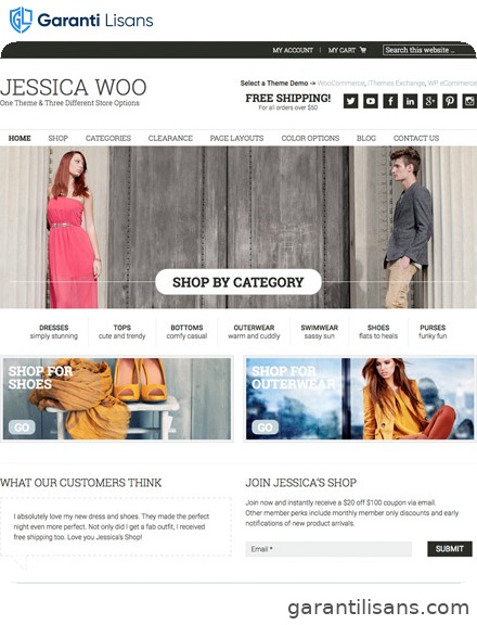 StudioPress Jessica Genesis WordPress Theme