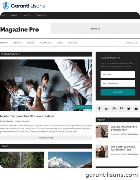 StudioPress Magazine Pro Genesis WordPress Theme