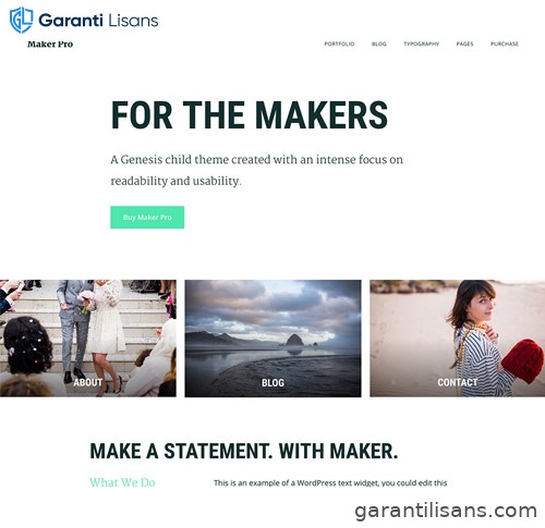 StudioPress Maker Pro Genesis WordPress Theme