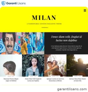 StudioPress Milan Pro Genesis WordPress Theme