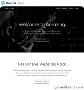 StudioPress Parallax Pro Genesis WordPress Theme
