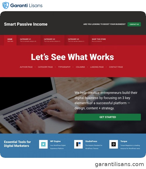 StudioPress Smart Passive Income Pro Genesis WordPress Theme