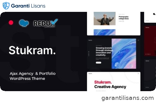 Stukram – AJAX Agency & Portfolio WordPress Theme