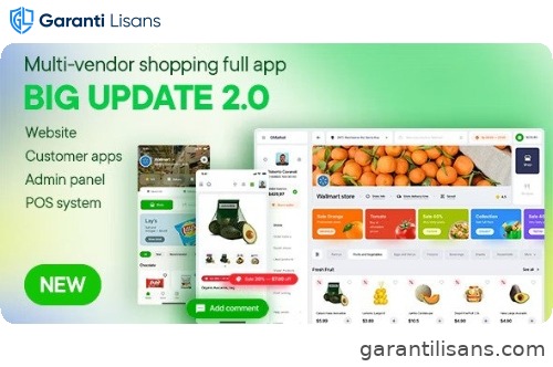 SundayMart – All-in-One Grocery, Pharmacy Multivendor eCommerce (Web, User, Vendor, Delivery)