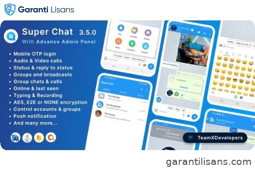 Super Chat – Android Chatting App with Group Chats and Voice/Video Calls – Whatsapp Clone