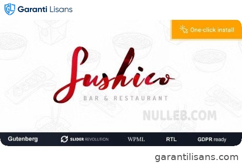 Sushico – Sushi and Asian Food Restaurant WordPress Theme