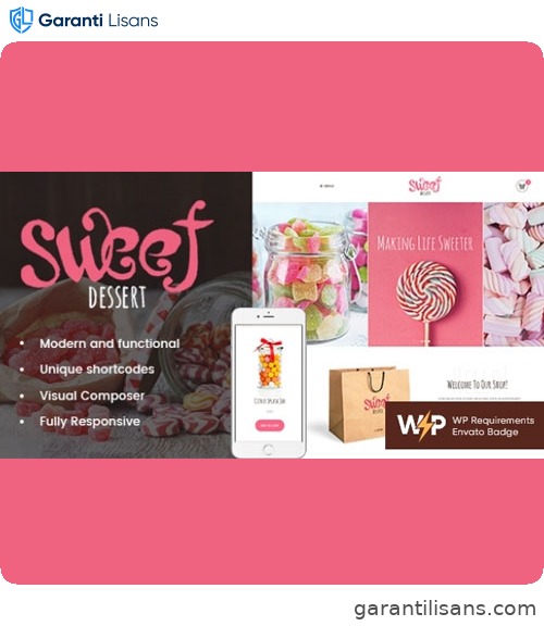 Sweet Dessert | Candy Shop & Cafe WordPress Theme