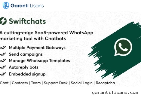 Swiftchats – SaaS enabled Whatsapp marketing tool with chat bots.