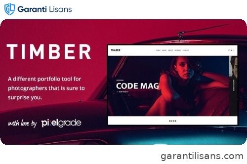 TIMBER – An Unusual Photography WordPress Theme