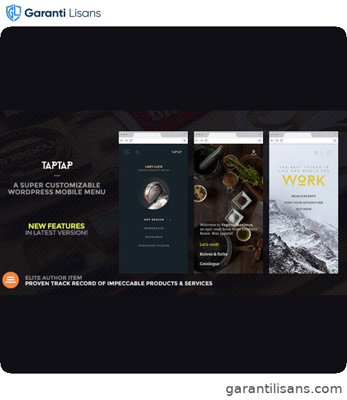TapTap: A Super Customizable WordPress Mobile Menu