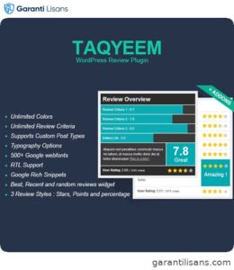 Taqyeem – WordPress Review Plugin