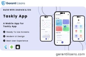 Taskly App – Flutter Mobile App Template