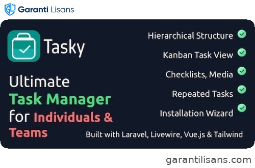 Tasky – Complete Task Management Solution