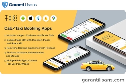 Taxi Taxi – Flutter Cab/Taxi Booking Apps