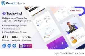 Techwind – Multipurpose Landing Page WordPress Theme