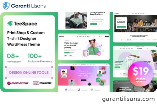 TeeSpace – Print Custom T-shirt Designer WordPress theme