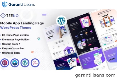 Teeno – App Landing WordPress Theme