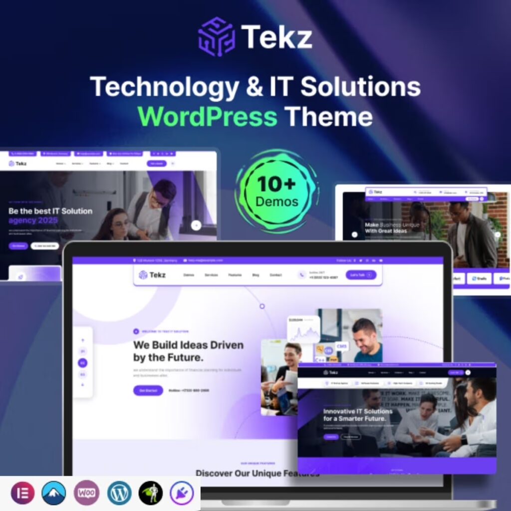 Tekz – Technology & IT Solutions WordPress Theme