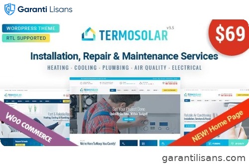 Termosolar – Maintenance Services WordPress Theme