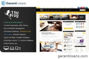 The Frog = Creative News / Blog Magazine & Front-end Submission WP Theme