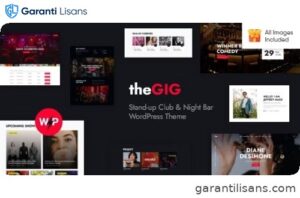 The Gig – Stand-up Club & Night Bar WordPress Theme