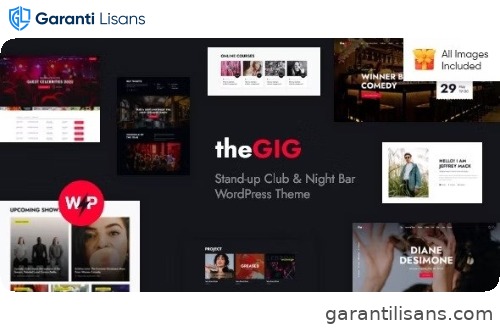 The Gig – Stand-up Club & Night Bar WordPress Theme