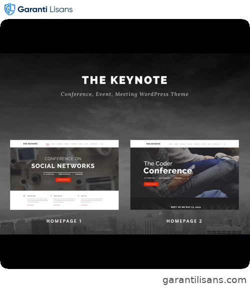 The Keynote – Conference / Event / Meeting WordPress Theme
