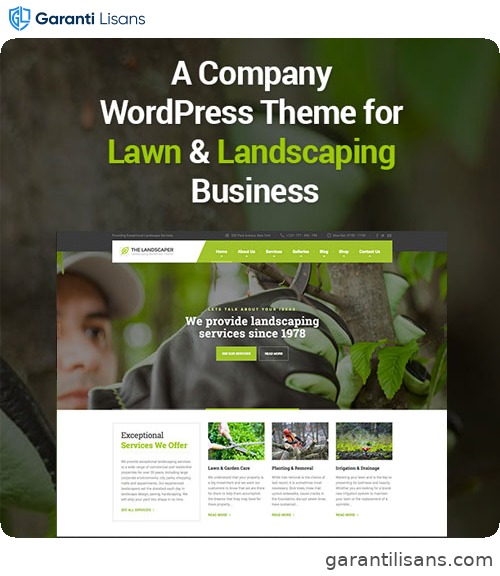 The Landscaper – Lawn & Landscaping WP Theme