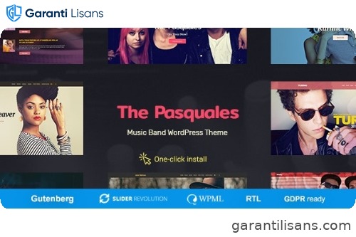The Pasquales – DJ, Artist and Music Band WordPress Theme