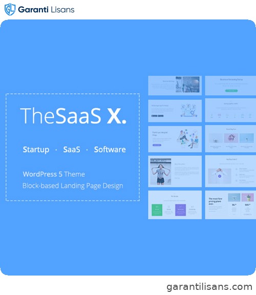 TheSaaS X – Responsive SaaS, Startup & Business WordPress Theme