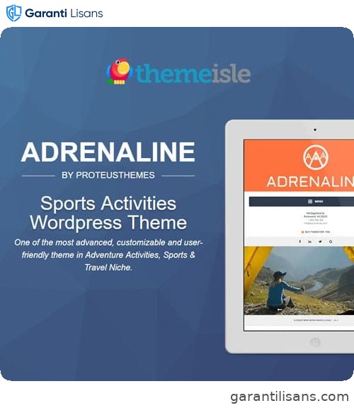 ThemeIsle Adrenaline PT WordPress Theme