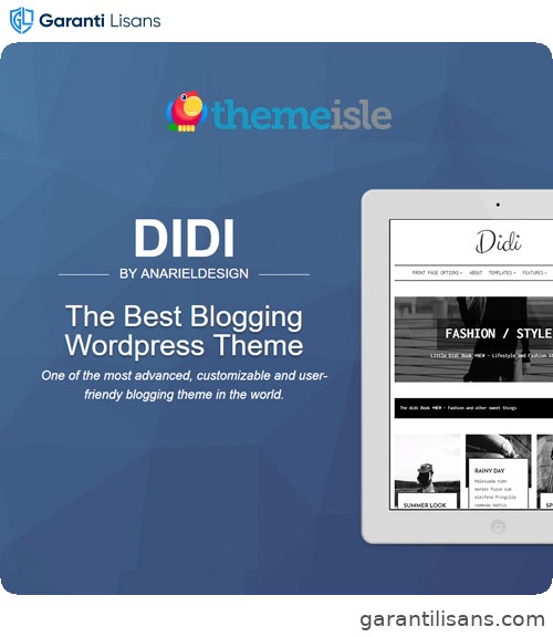 Didi – Fashion Blog WordPress Theme