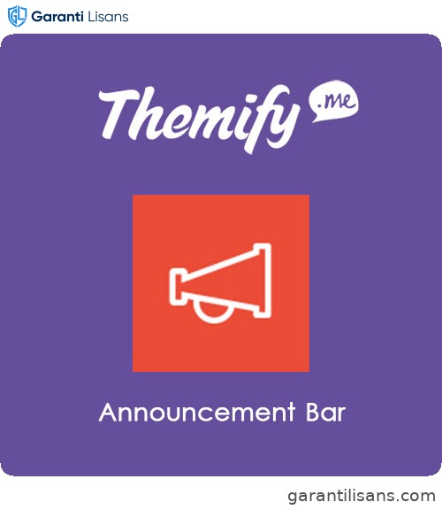 Themify Announcement Bar