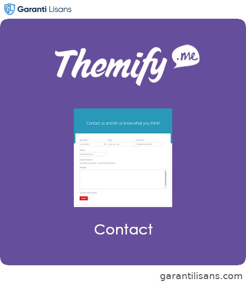 Themify Builder Contact