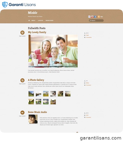 Themify Minblr WordPress Theme