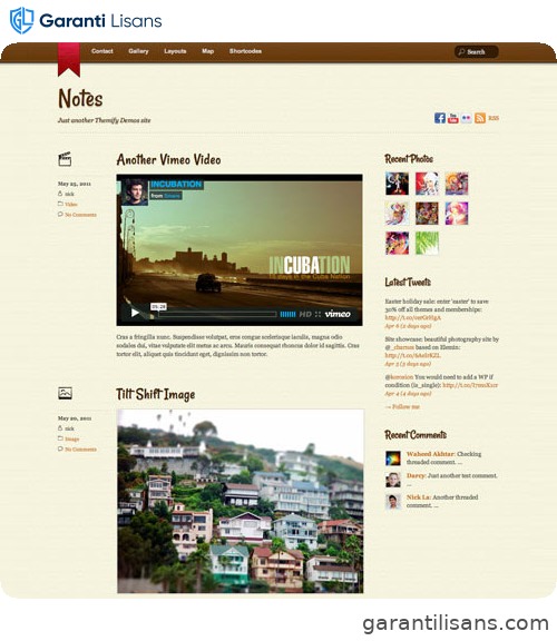 Themify Notes WordPress Theme
