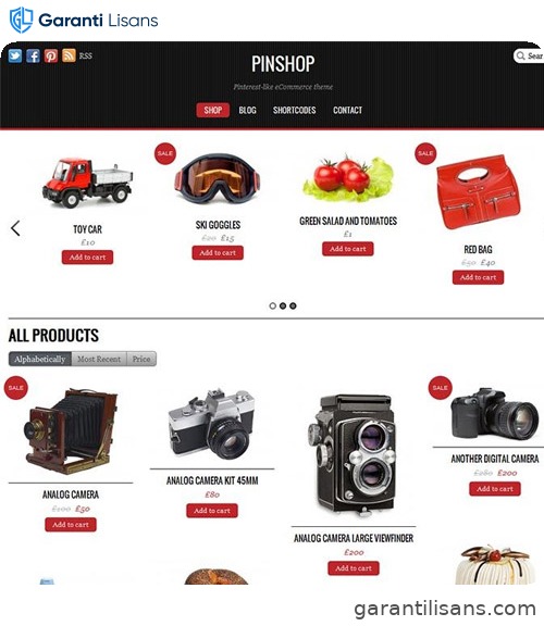 Themify Pinshop WooCommerce Theme