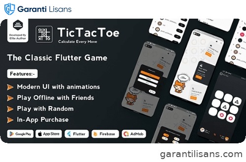 Tic Tac Toe – The Classic Flutter Tic Tac Toe Game