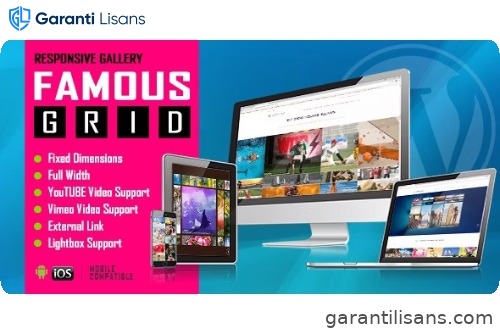 Famous – Responsive Image And Video Grid Gallery WordPress Plugin