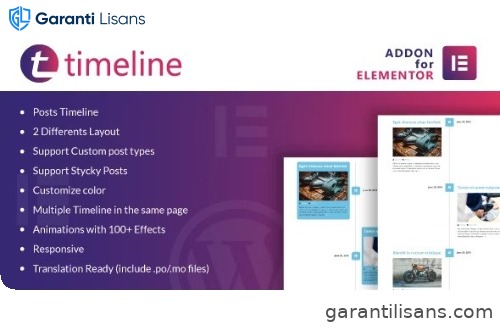 Timeline for Elementor WordPress Plugin