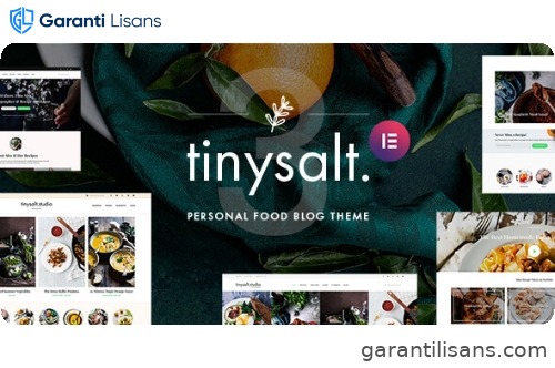 TinySalt – Personal Food Blog WordPress Theme