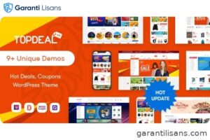TopDeal – Multi Vendor Marketplace Elementor WooCommerce WordPress Theme (Mobile Layouts Ready)