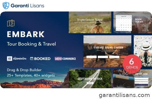 Tour Booking & Travel WordPress Theme – Embark