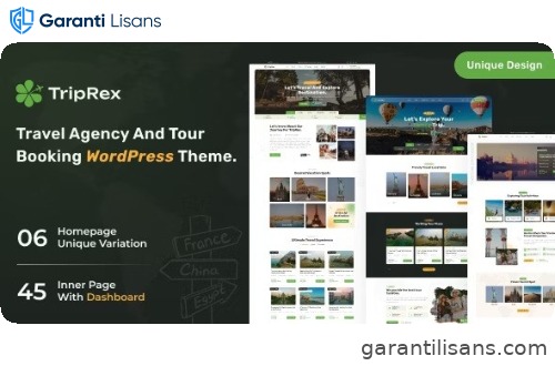TripRex – Travel Agency and Tour Booking WordPress Theme