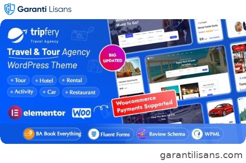 Tripfery – Travel & Tour Booking WordPress Theme