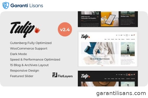 Tulip – Responsive WordPress Blog Theme