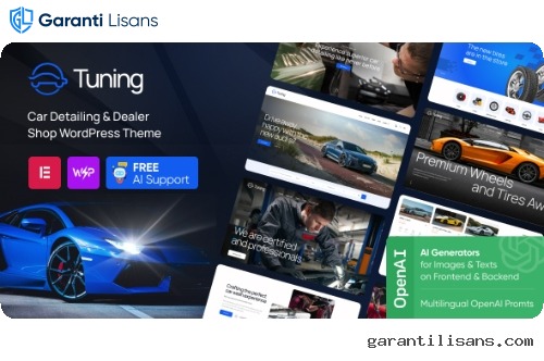 Tuning – Car Detailing & Dealer Shop WordPress theme