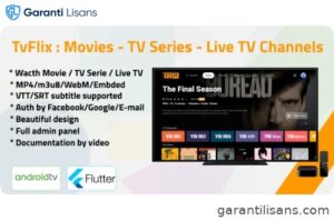 TvFlix – Movies – TV Series – Live TV Channels for Android TV